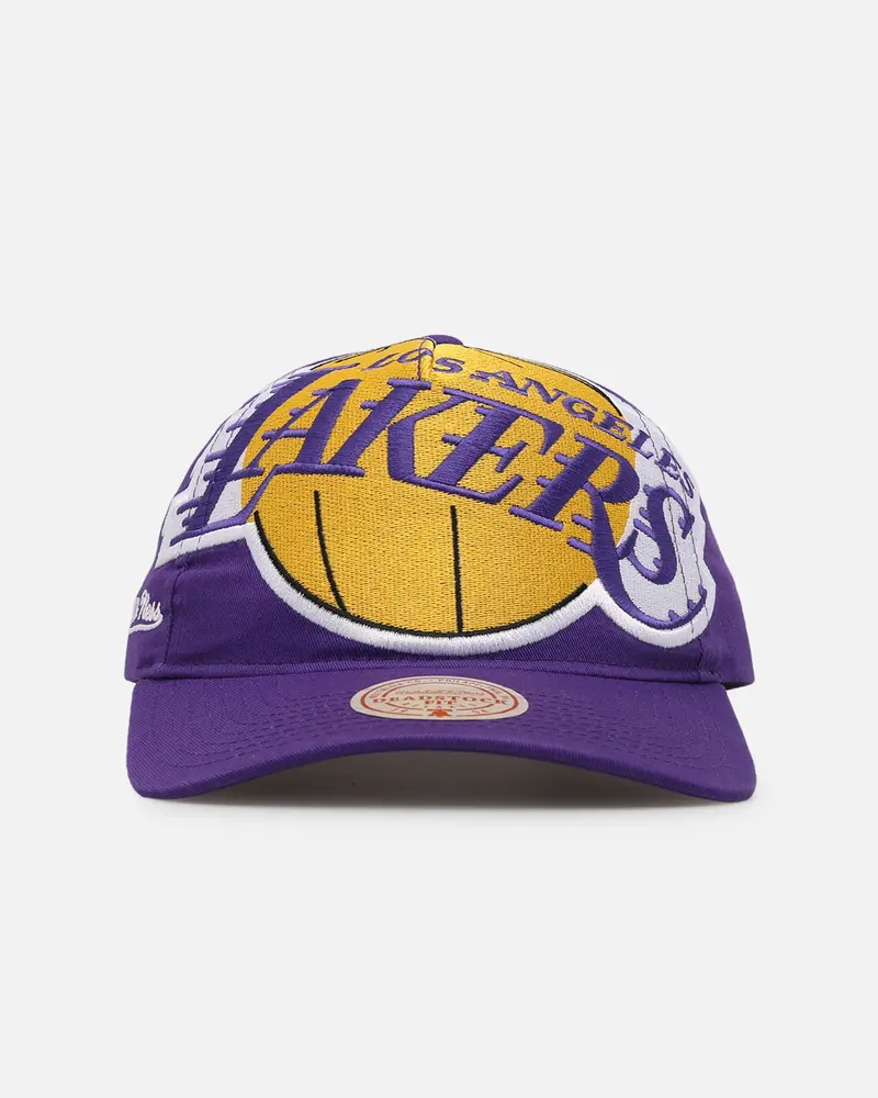Mitchell & Ness Los Angeles Lakers Logo Blast Deadstock Snapback Purple 1