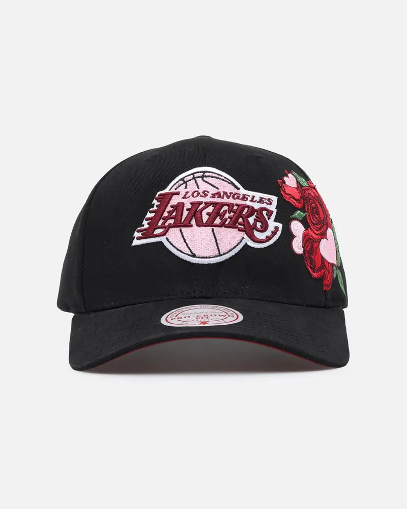 Mitchell & Ness Los Angeles Lakers 'Love & Devotion' Pro Crown Snapback Black 1