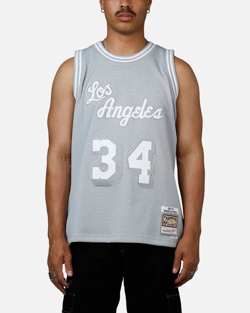 Mitchell & Ness Los Angeles Lakers Shaquille O'neal 1996-1997 Swingman Jersey Grey 1