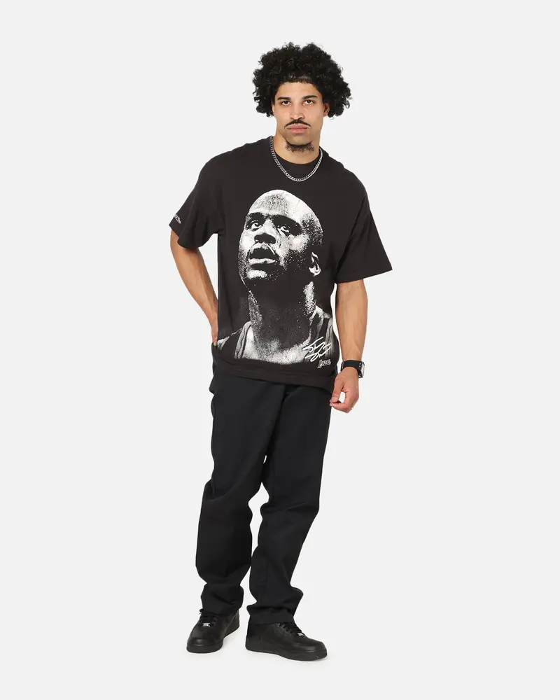 Mitchell & Ness Los Angeles Lakers Shaquille O'neal Big Head T-Shirt Faded Black 2
