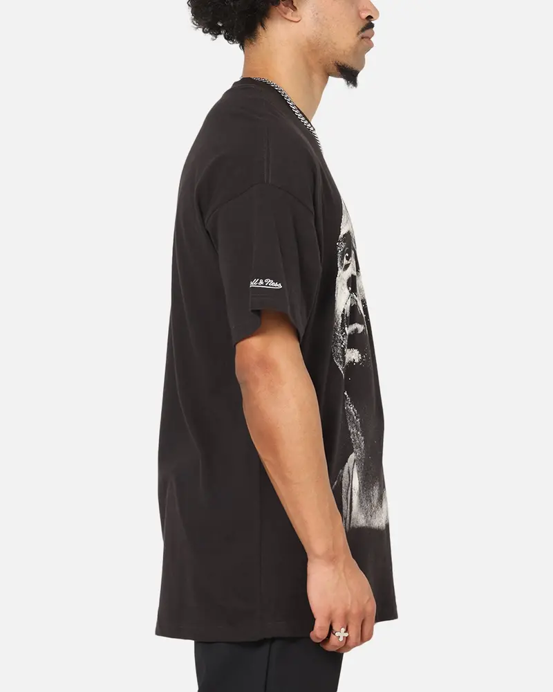 Mitchell & Ness Los Angeles Lakers Shaquille O'neal Big Head T-Shirt Faded Black 4