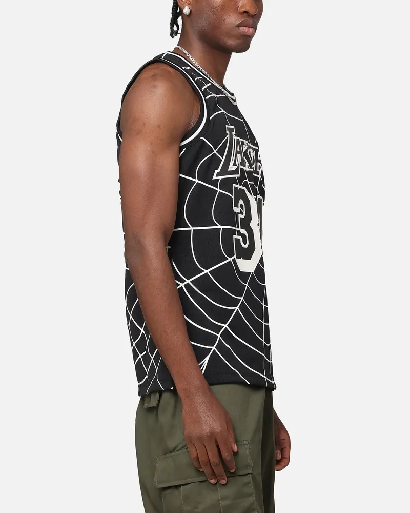 Mitchell & Ness Los Angeles Lakers Shaquille O'neal 'Glow Web' Jersey Black 5