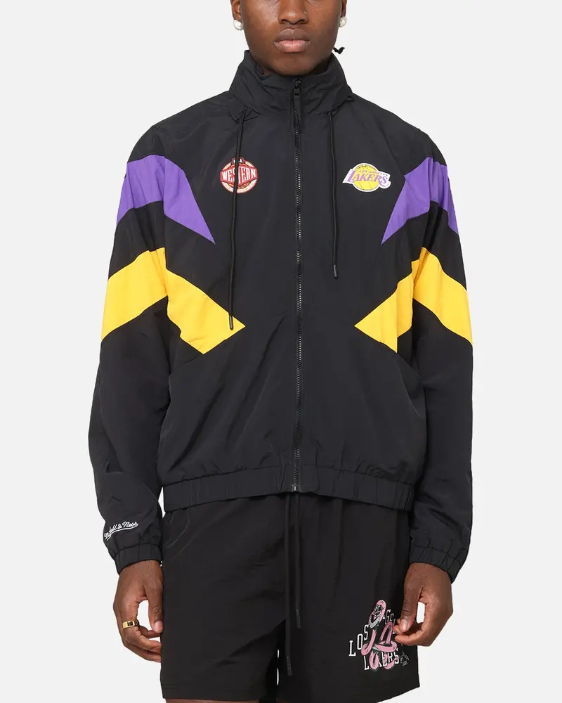 Mitchell & Ness Los Angeles Lakers Spray Jacket Black/Purple/Yellow 1