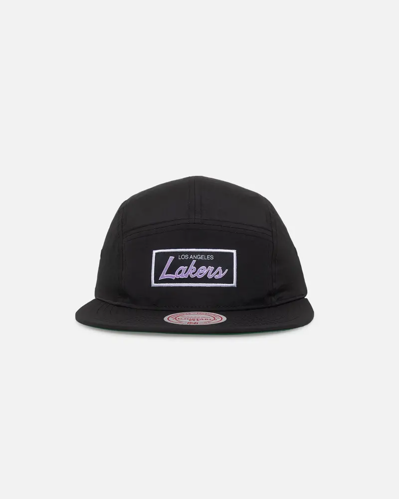 Mitchell & Ness Los Angeles Lakers Team Logo Strapback Black 1