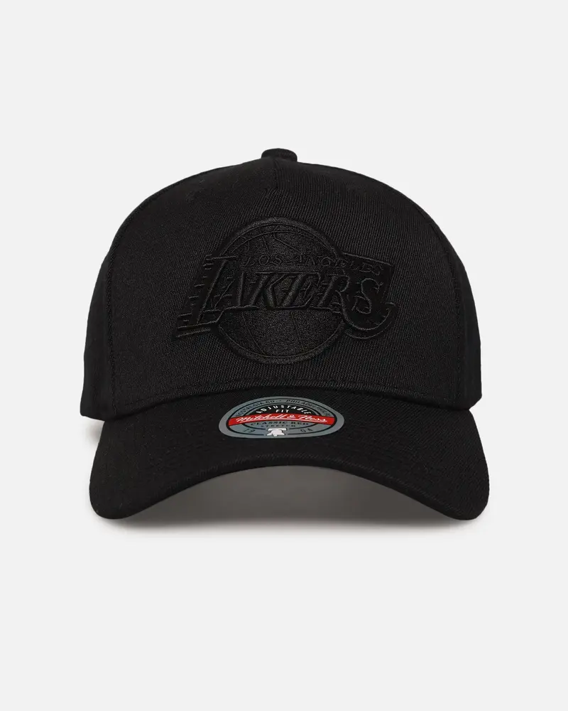 Mitchell & Ness Los Angeles Lakers 'Triple Black Core Classic' Mvp Snapback Black 1