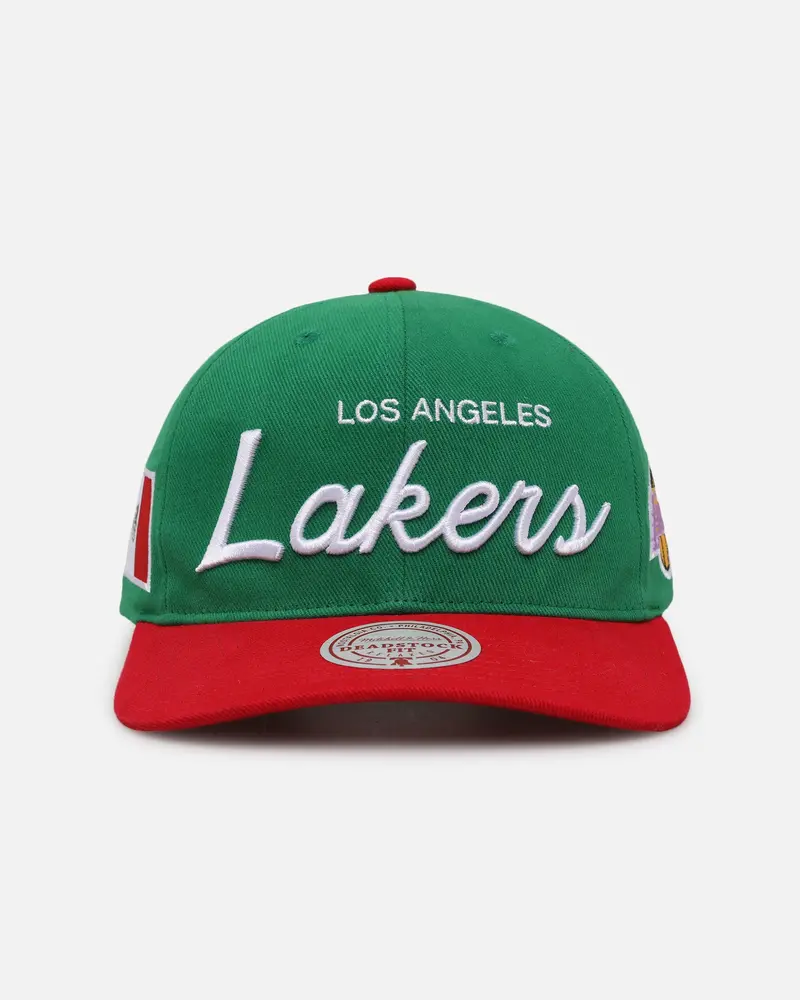 Mitchell & Ness Los Angeles Lakers 'Viva Mexico Script' Deadstock Snapback Green/Red 1