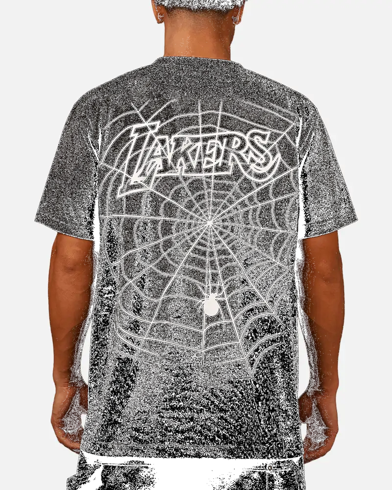 Mitchell & Ness Los Angeles Lakers Web T-Shirt Black 1