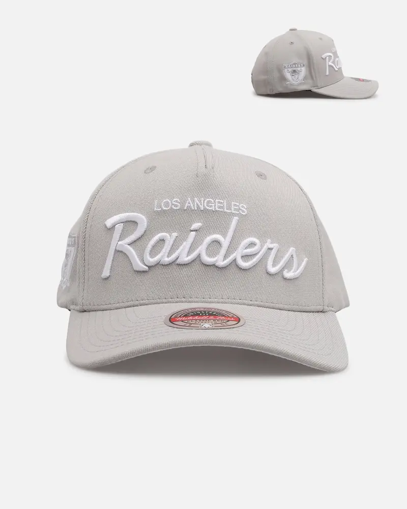 Mitchell & Ness Los Angeles Raiders 'Gray Tones' Mvp Snapback Gray 1