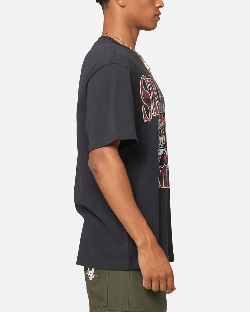 Mitchell & Ness Manly Warringah Sea Eagles Mascot Character T-Shirt Faded Black 4