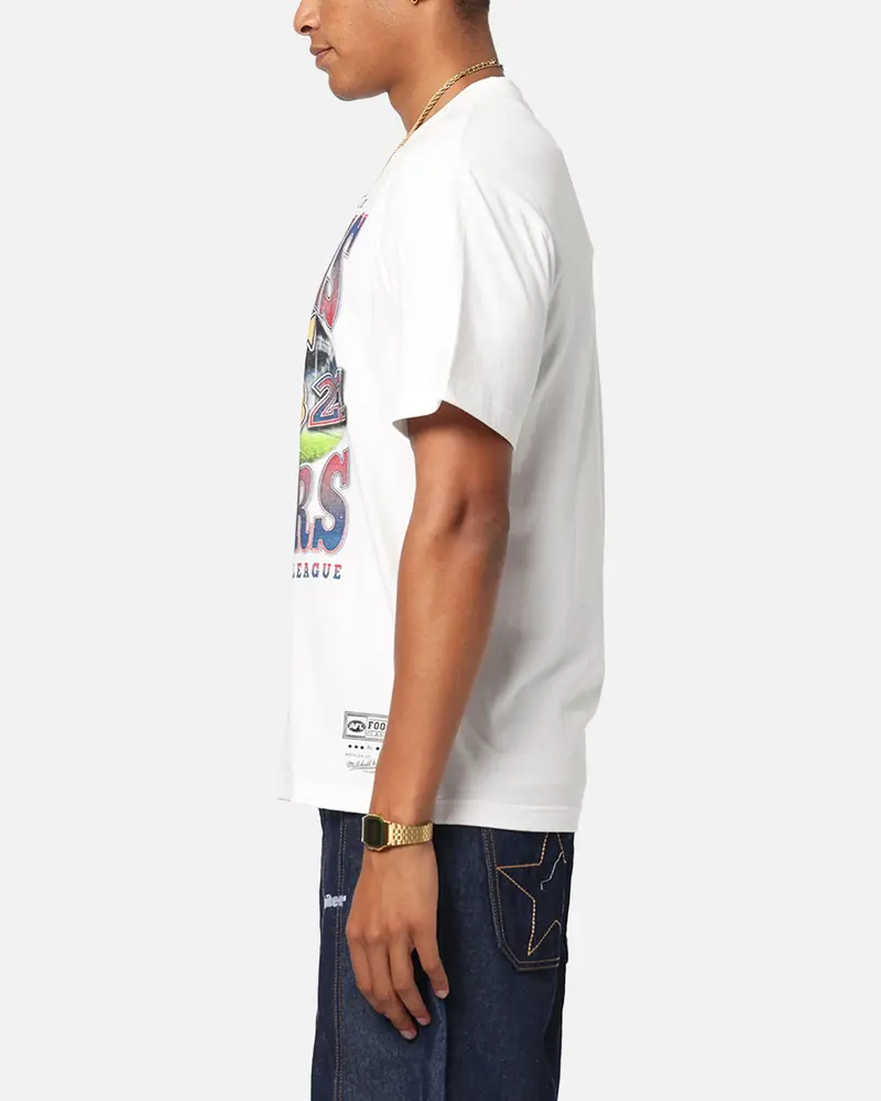 Mitchell & Ness Melbourne Demons Mascot T-Shirt Vintage White 5