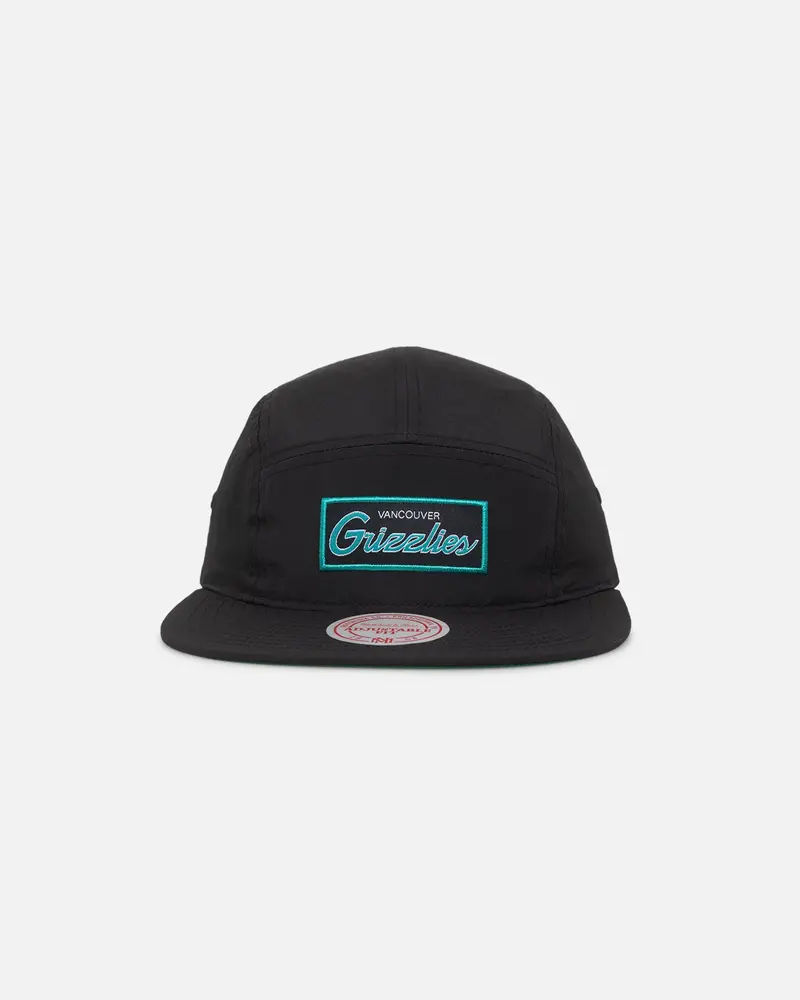 Mitchell & Ness Memphis Grizzlies Team Logo Camper Strapback Black 1