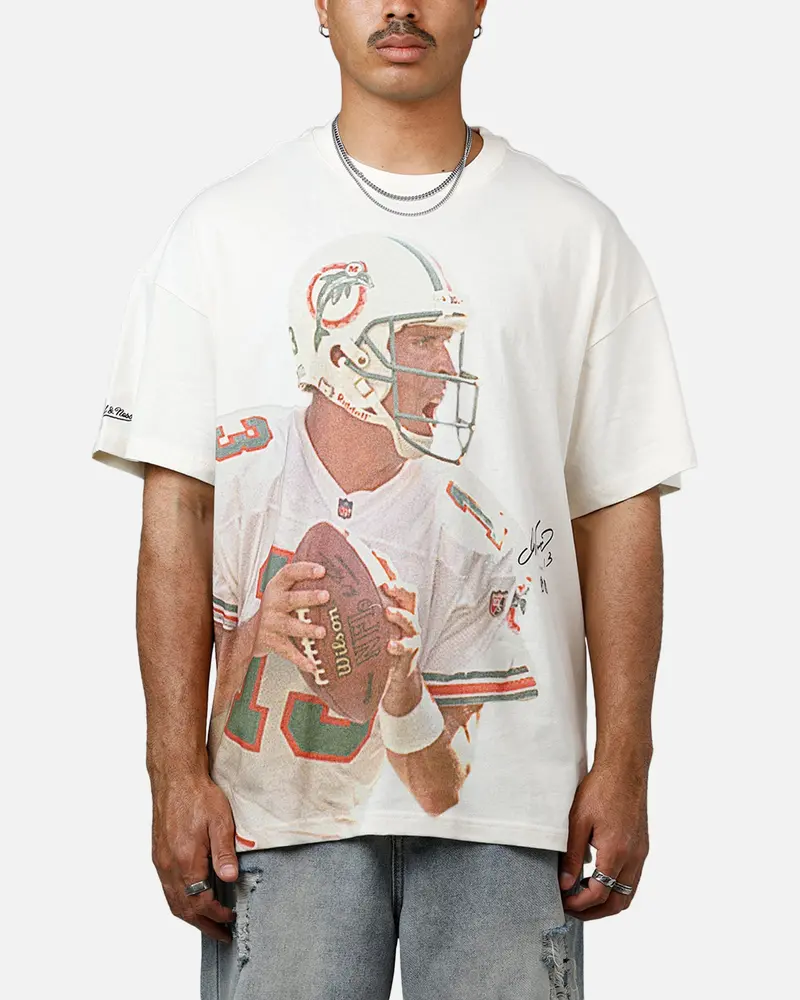 Mitchell & Ness Miami Dolphins Dan Marino T-Shirt Unbleached 1