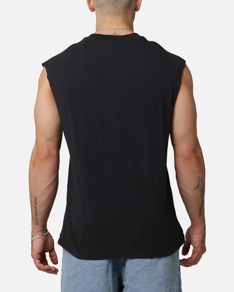 Mitchell & Ness Miami Heat Cruising Muscle T-Shirt Faded Black 3