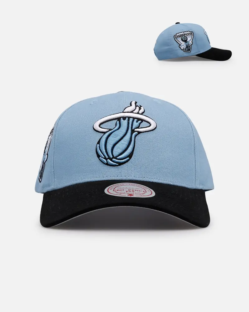 Mitchell & Ness Miami Heat 'Vapor Blue' 1998 Champion Pro Crown Snapback Blue 1