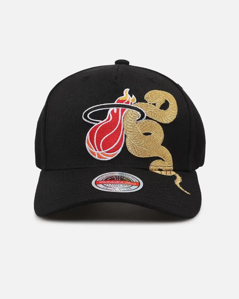 Mitchell & Ness Miami Heat 'Year Of The Snake' Mvp Snapback Black 1