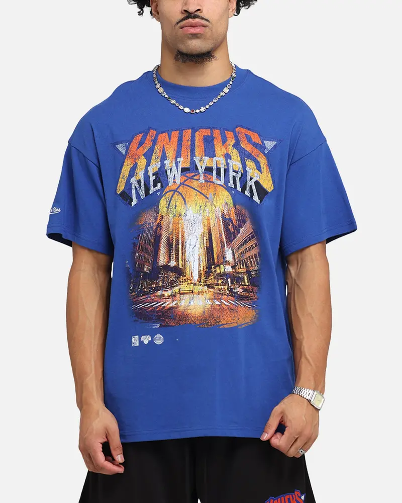 Mitchell & Ness New York Knicks The Garden T-Shirt Blue 1