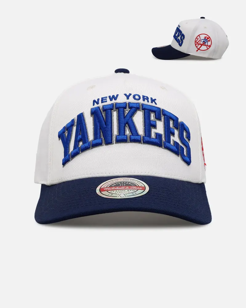 Mitchell & Ness New York Yankees 'Arch' Mvp Snapback Cream 1