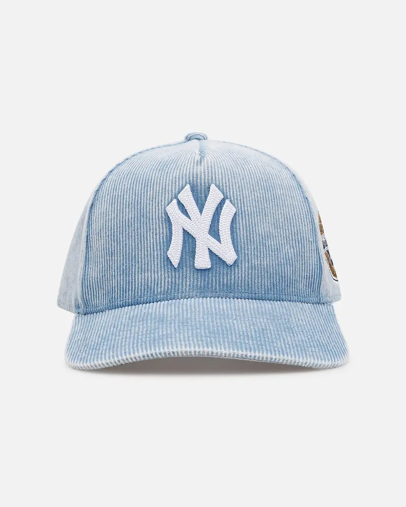 Mitchell & Ness New York Yankees 'Dusty Cord' Pro Pinch Snapback Light Blue 1