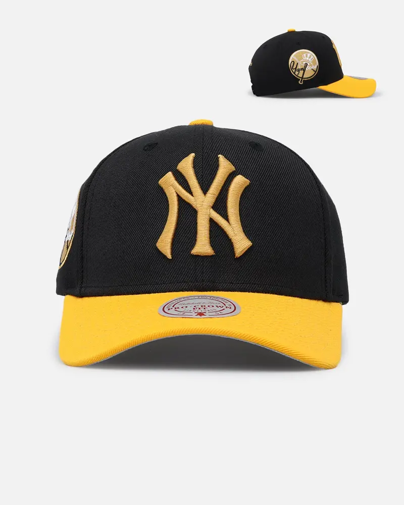 Mitchell & Ness New York Yankees "Enter The Dragon" Pro Crown Snapback Black/Ochre 1