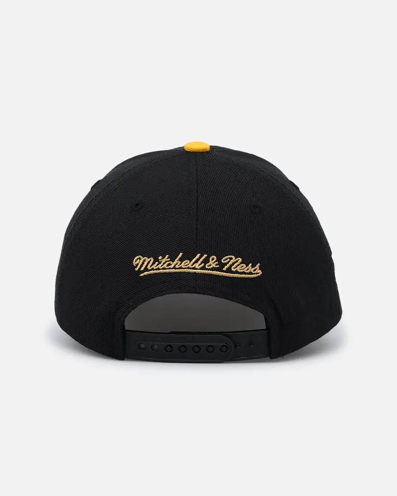 Mitchell & Ness Philadelphia 76Ers "Enter The Dragon" Pro Crown Snapback Black/Ochre 2