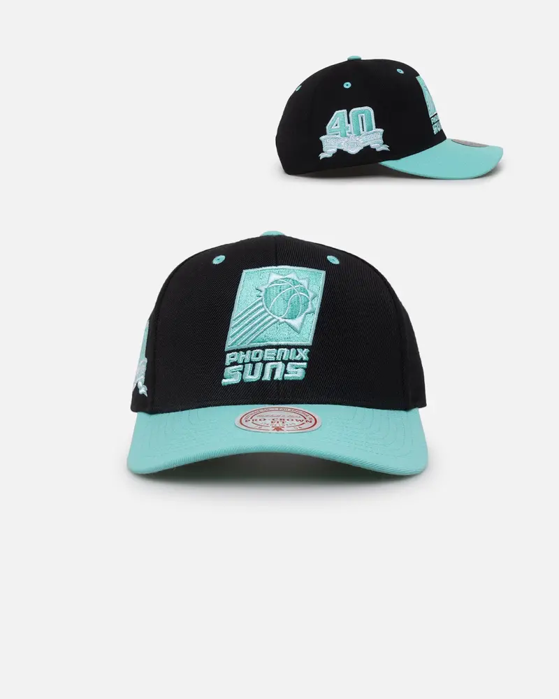 Mitchell & Ness Phoenix Suns "Ice Blue" Script Origin Snapback Black/Ice Blue 1