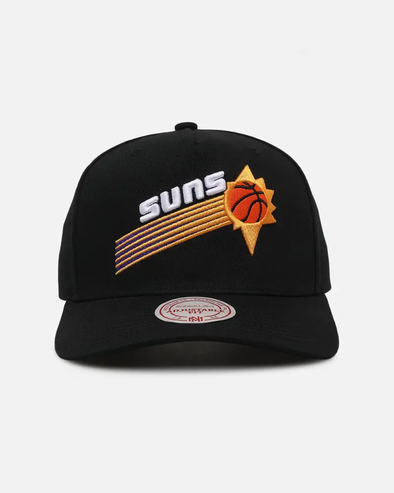 Mitchell & Ness Phoenix Suns Team Colour Wordmark Mvp Snapback Black 1