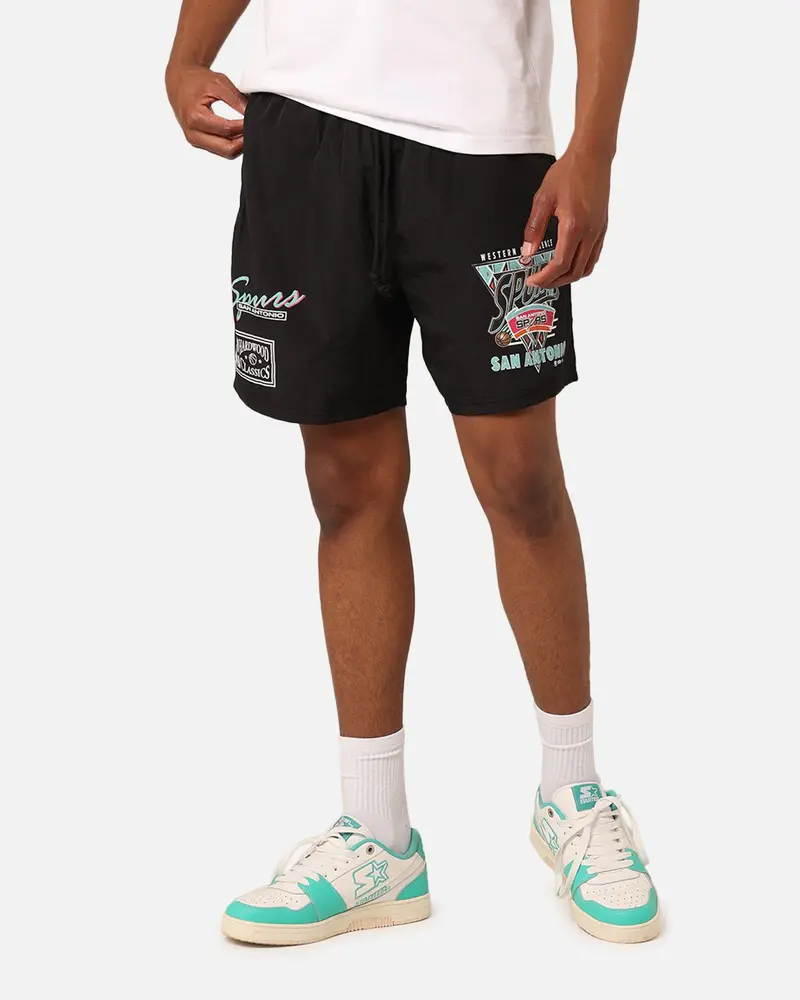 Mitchell & Ness San Antonio Spurs Tri 2.0 Shorts Black 1
