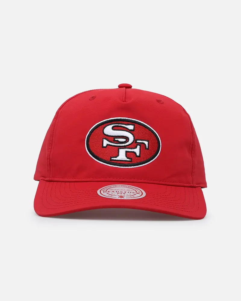 Mitchell & Ness San Francisco 49Ers Retro Matte Nylon Origins Snapback Red 1