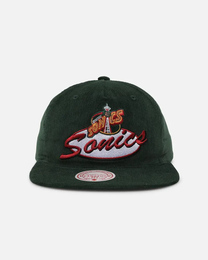 Mitchell & Ness Seattle Supersonics Centre Circle Origin Snapback Green 1