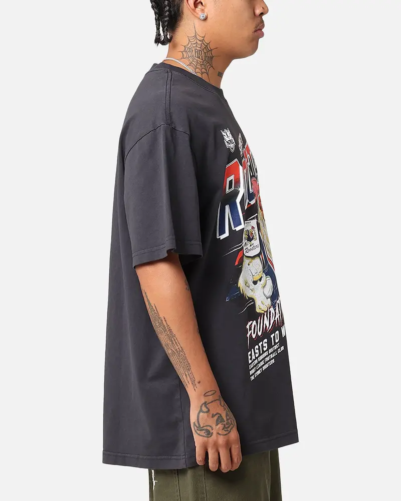 Mitchell & Ness Sydney Roosters 1998 Season T-Shirt Faded Black 5