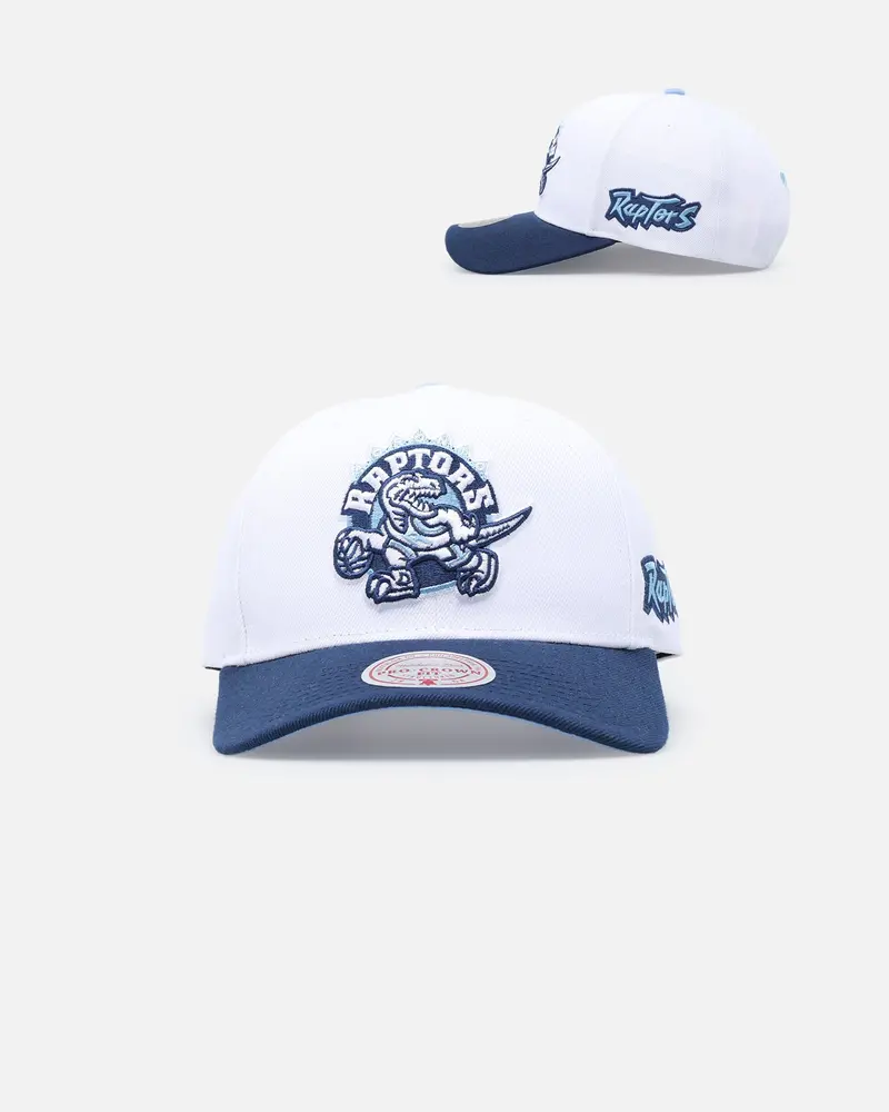 Mitchell & Ness Toronto Raptors 'College Twist' Pro Crown Snapback White/Blue 1