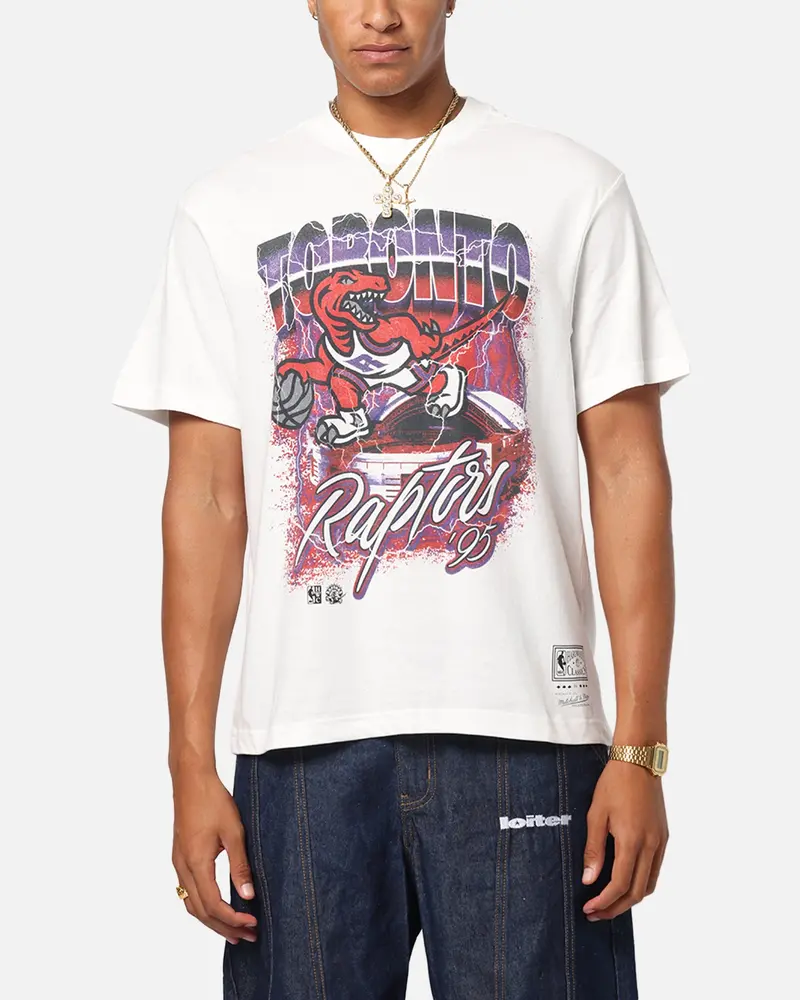 Mitchell & Ness Toronto Raptors Three Decades T-Shirt Vintage White 1