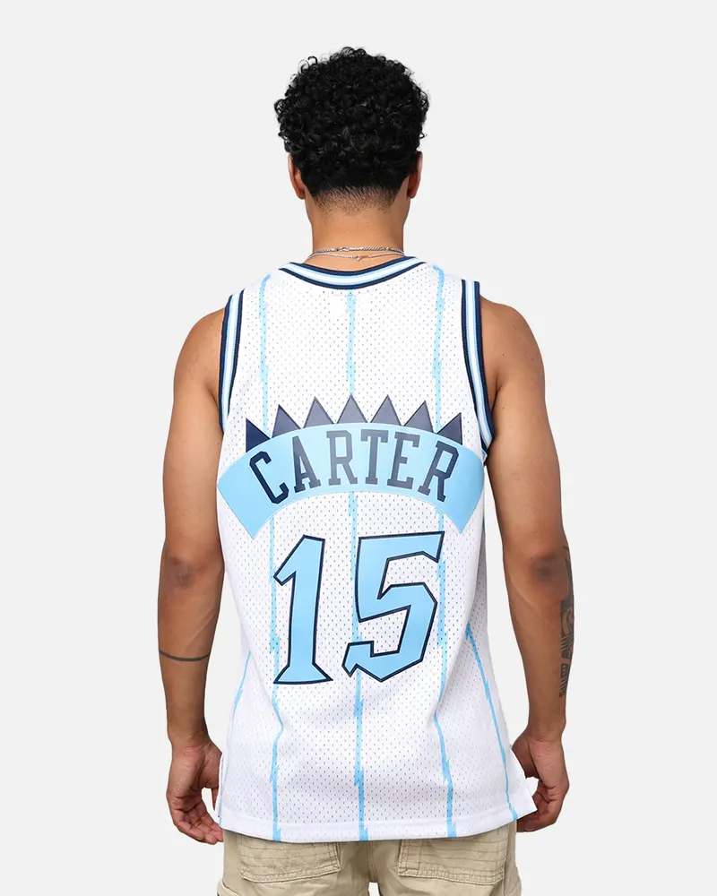 Mitchell & Ness Toronto Raptors Vince Carter 1998-99 College Twist Swing Jersey White/Light Blue 5