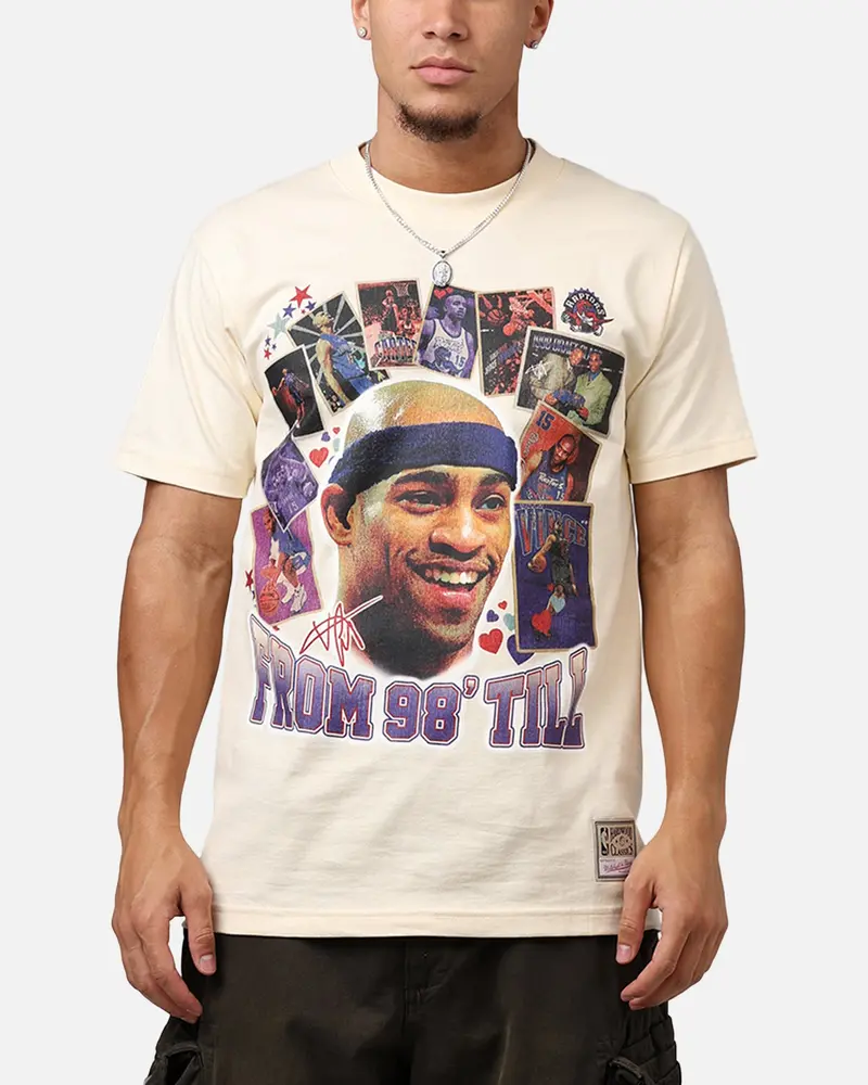 Mitchell & Ness Vince Carter From 98' T-Shirt Cream 1