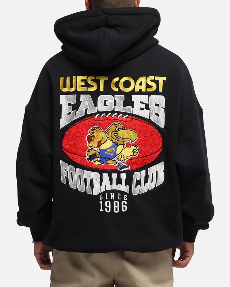 Mitchell & Ness West Coast Eagles Team Hoodie Solid Black 1