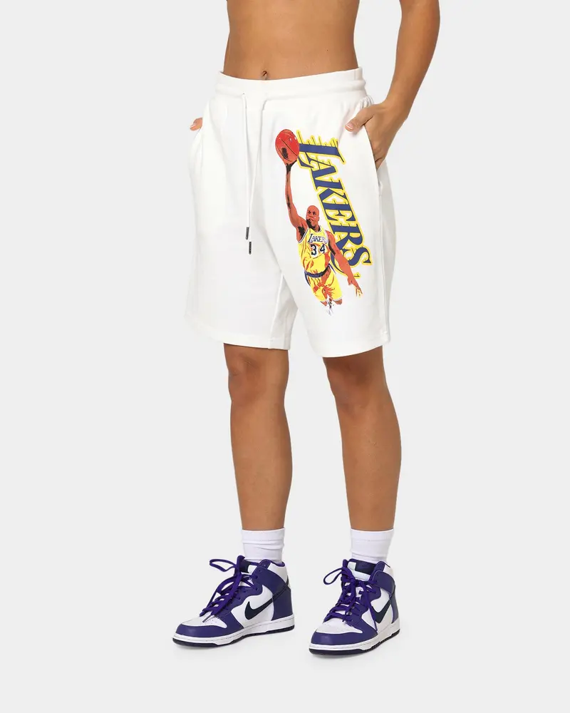Mitchell & Ness Women's Dunk Shorts Vintage White 1