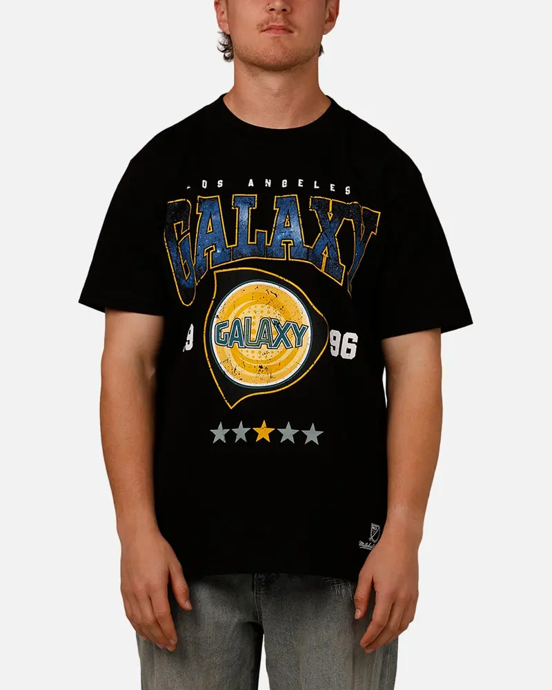 Mitchell & Ness X Los Angeles Galaxy X Culture Kings Constellation T-Shirt Black 1
