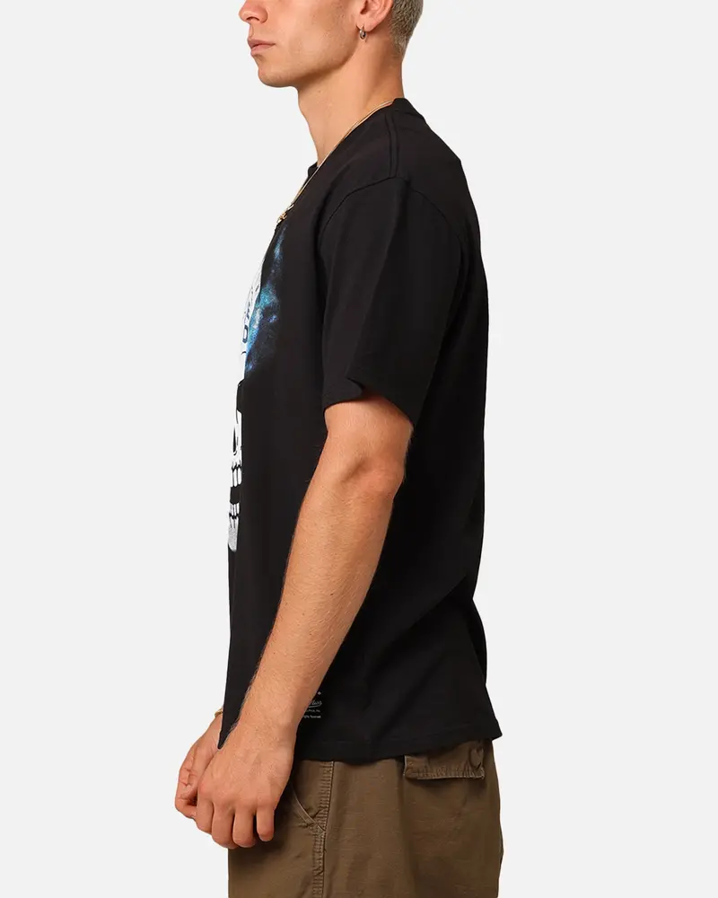 Mitchell & Ness X Wwe Stone Cold Steve Austin Skull T-Shirt Overdyed Black 4