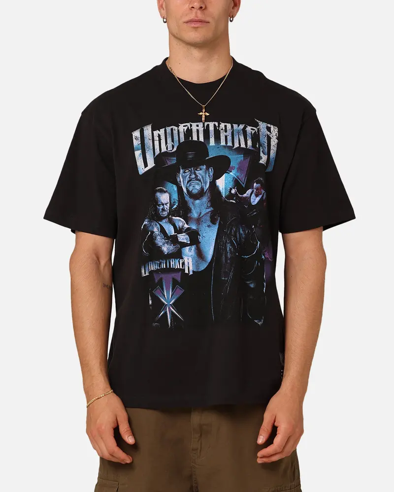 Mitchell & Ness X Wwe The Undertaker T-Shirt Overdyed Black 1