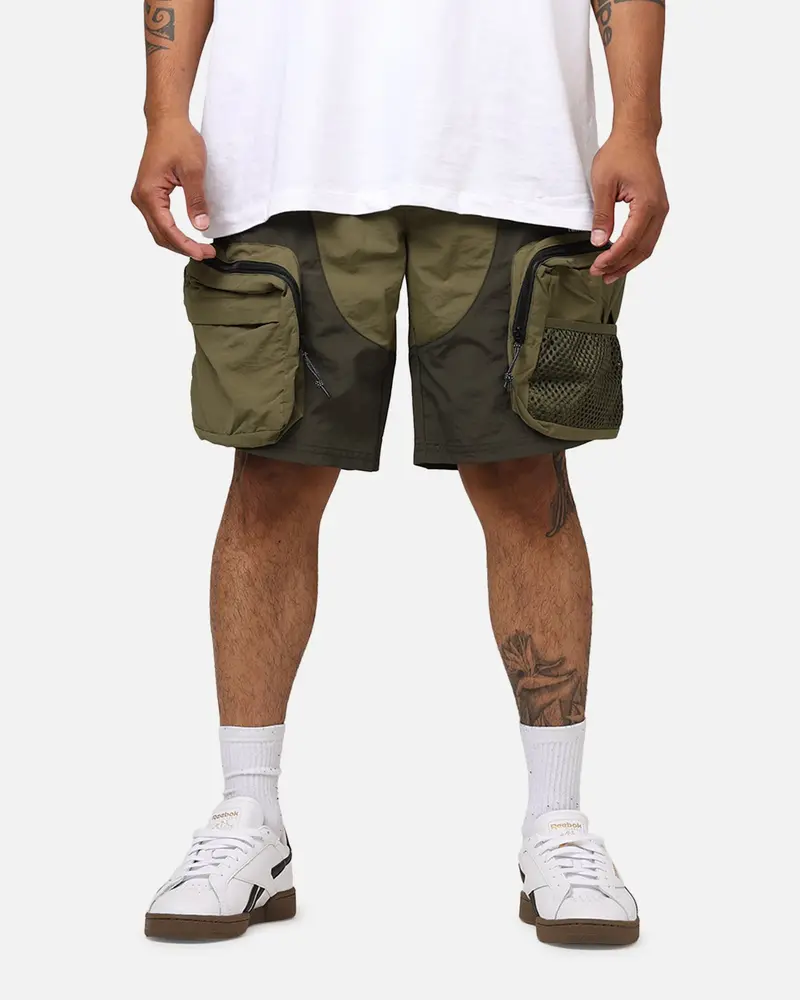 Mnml Active Cargo Shorts Olive 1