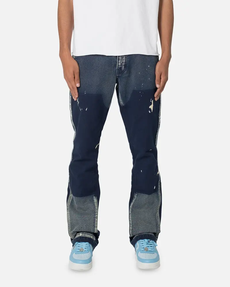 Mnml B243 Flare Denim Jeans Navy 1
