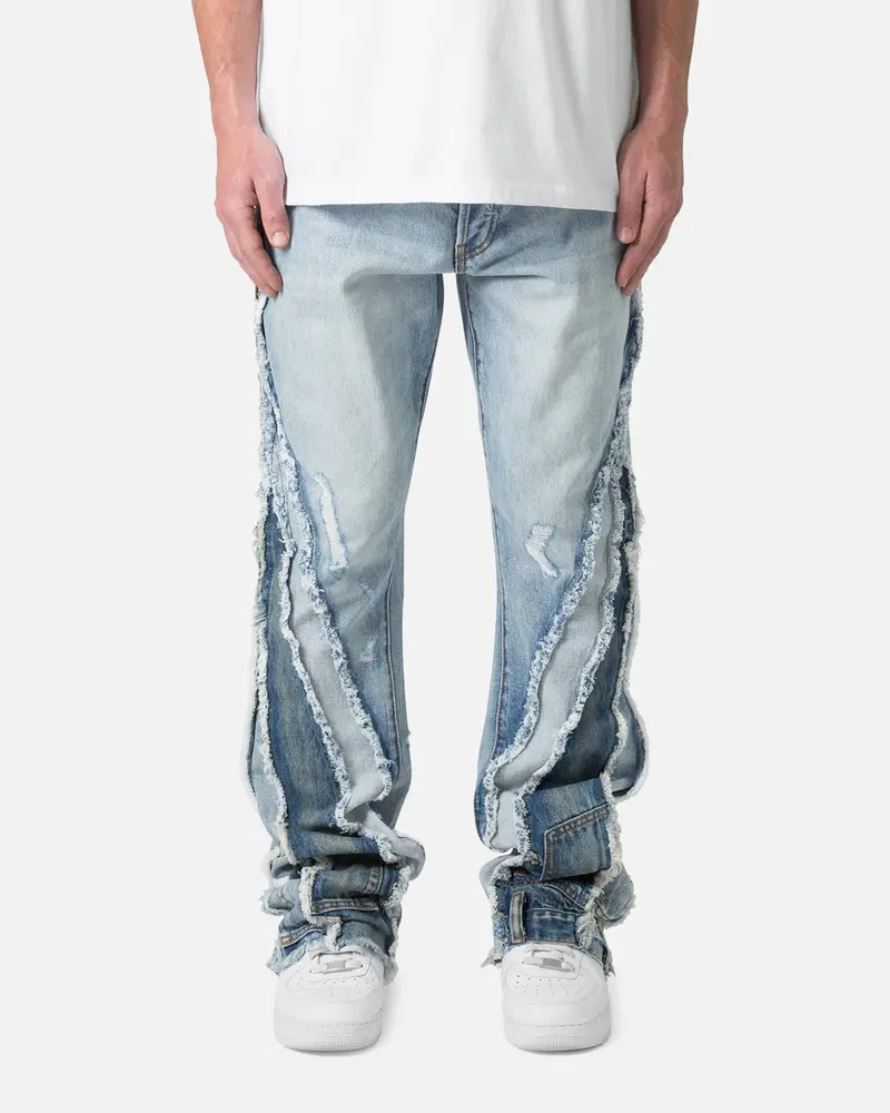 Mnml B373 Flare Denim Jeans Light Blue 1