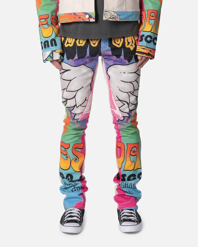 Mnml B378 Flare Denim Jeans Multi 1