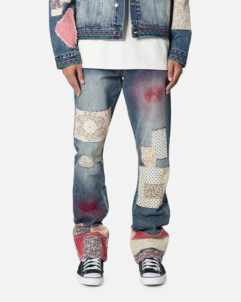 Mnml B387 Rugged Flare Denim Jeans Multi 1