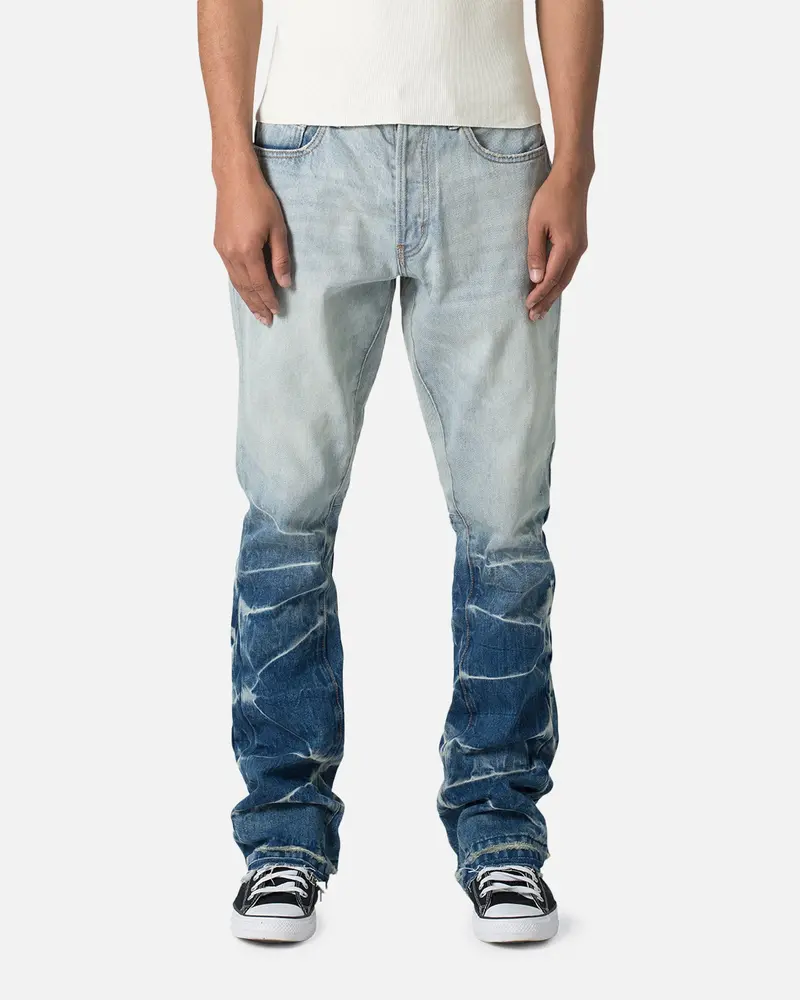 Mnml B594 Sun Flare Denim Jeans Blue 1