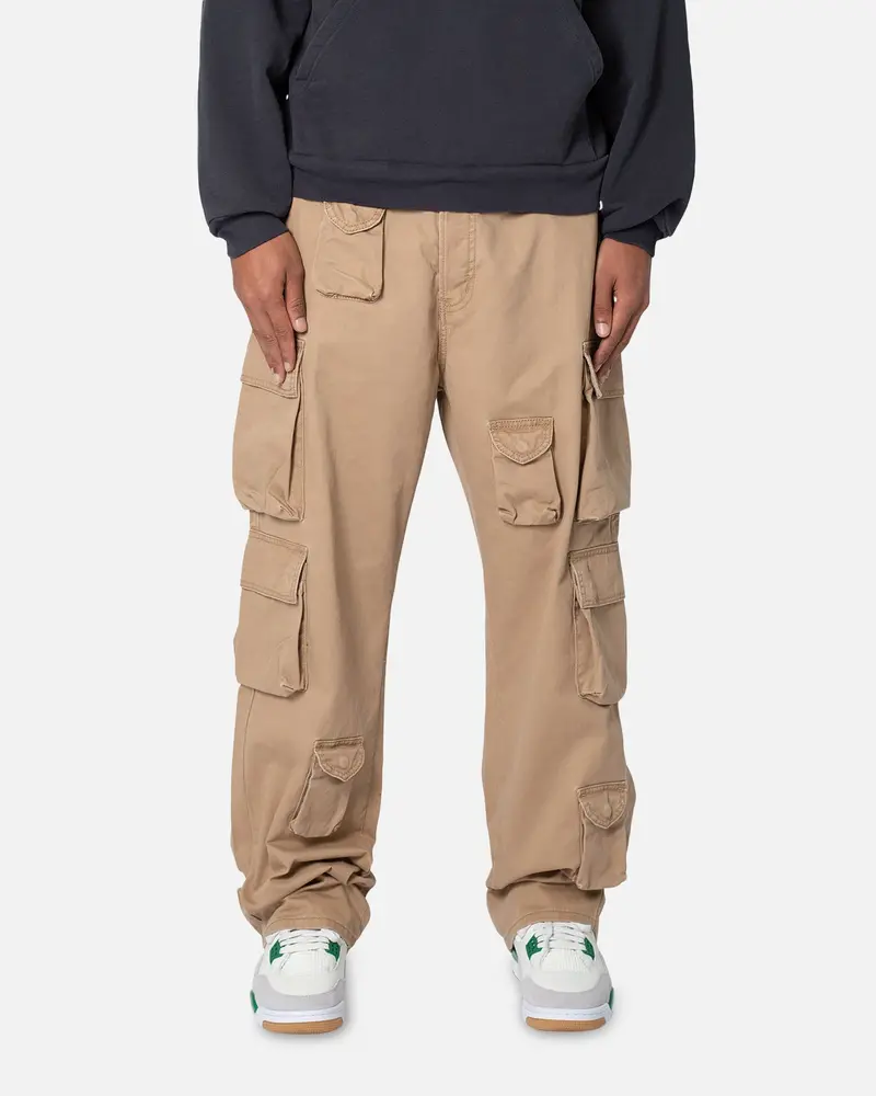Mnml Baggy Cargo Pants Khaki 1