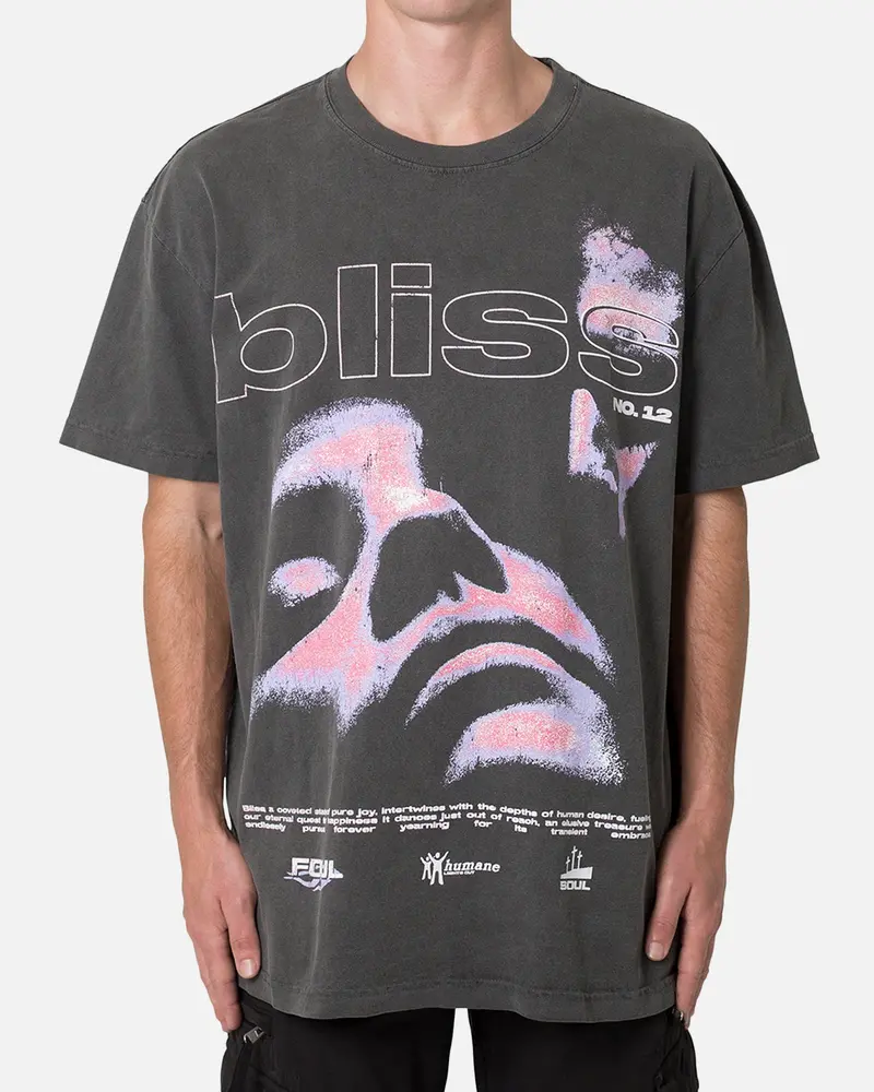 Mnml Bliss T-Shirt Washed Black 1