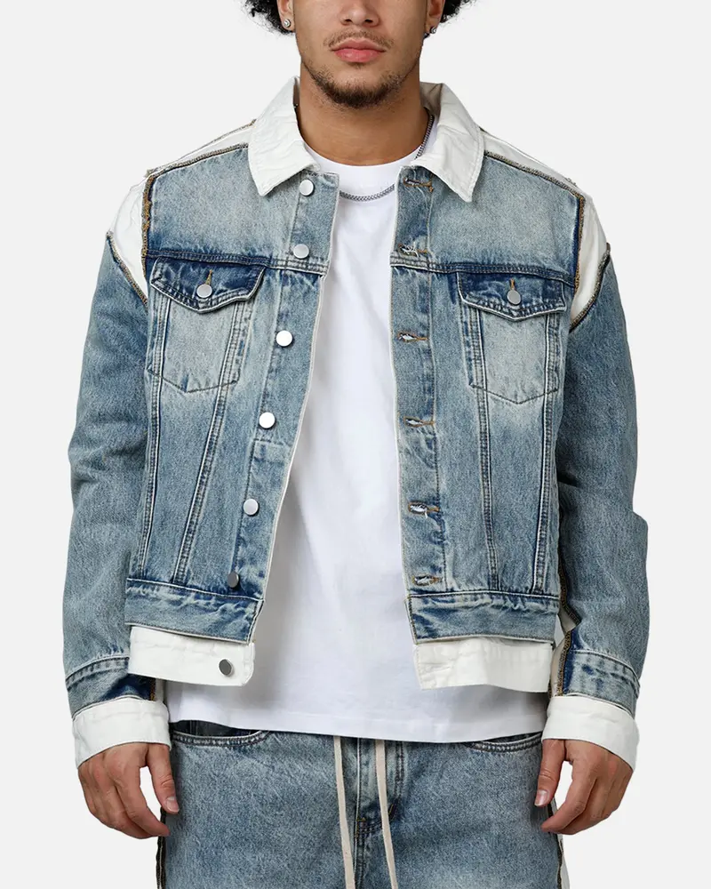 Mnml Border Gn8 Jacket Blue/White 1