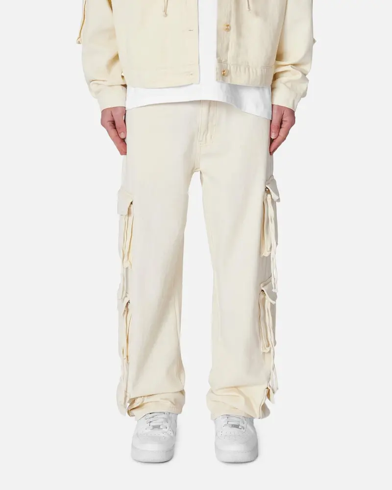 Mnml Brushed Twill Cargo Pants Khaki 1