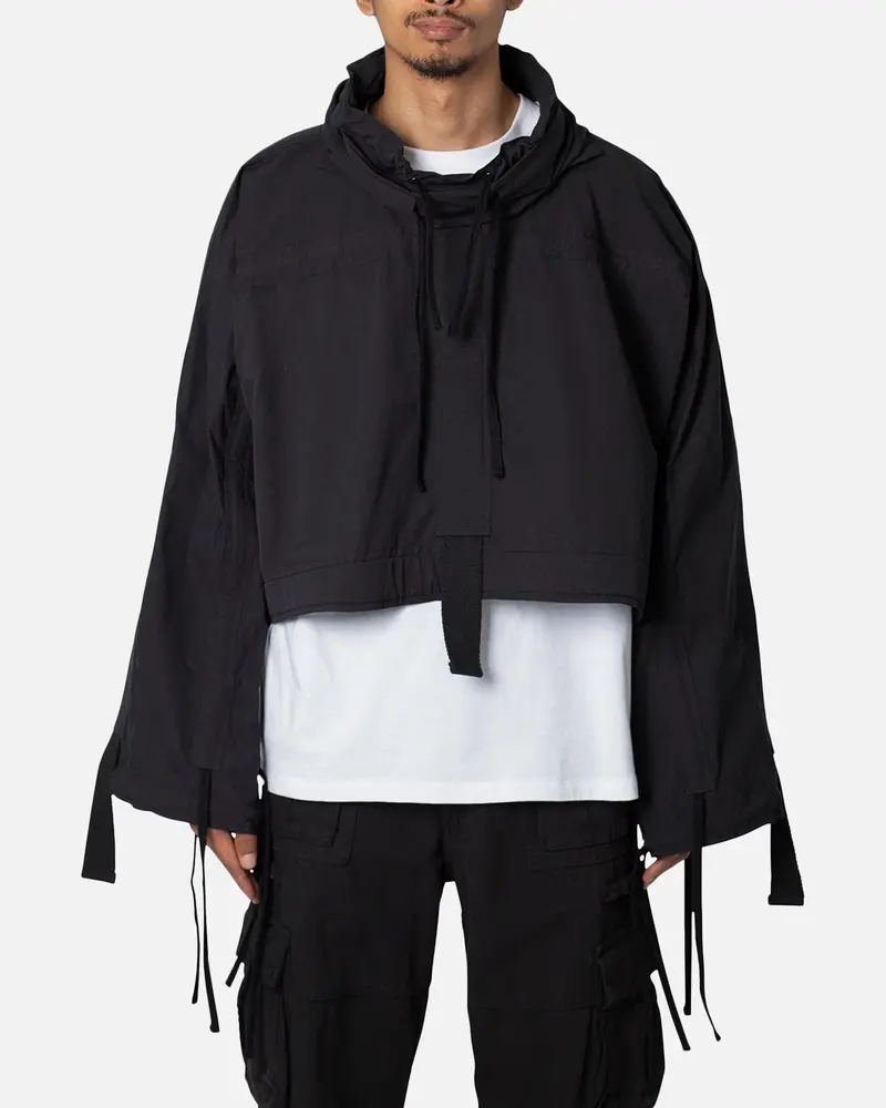 Mnml Cropped Strappy Jacket Black 1